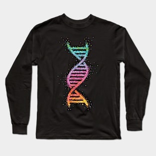 DNA Strand Biology Scientist Researcher Nerd Long Sleeve T-Shirt